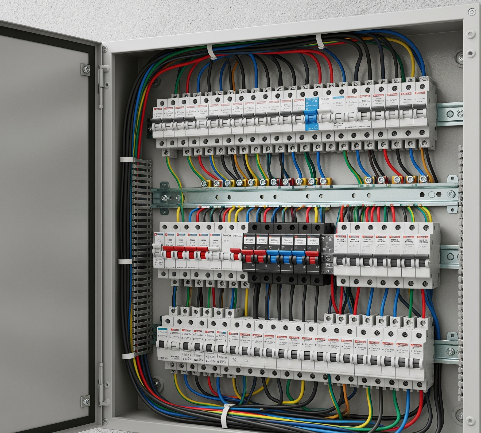 quadro de distribuição de energia